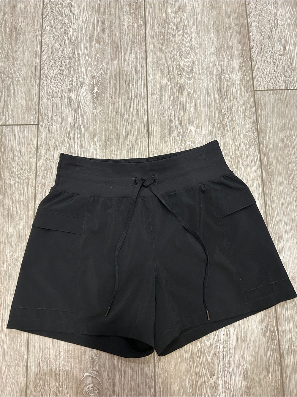 CALIA Black Women's Drawstring Active Shorts